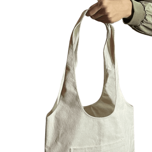 Bindle bag with motivational quote 'Small steps everyday' - Image 4