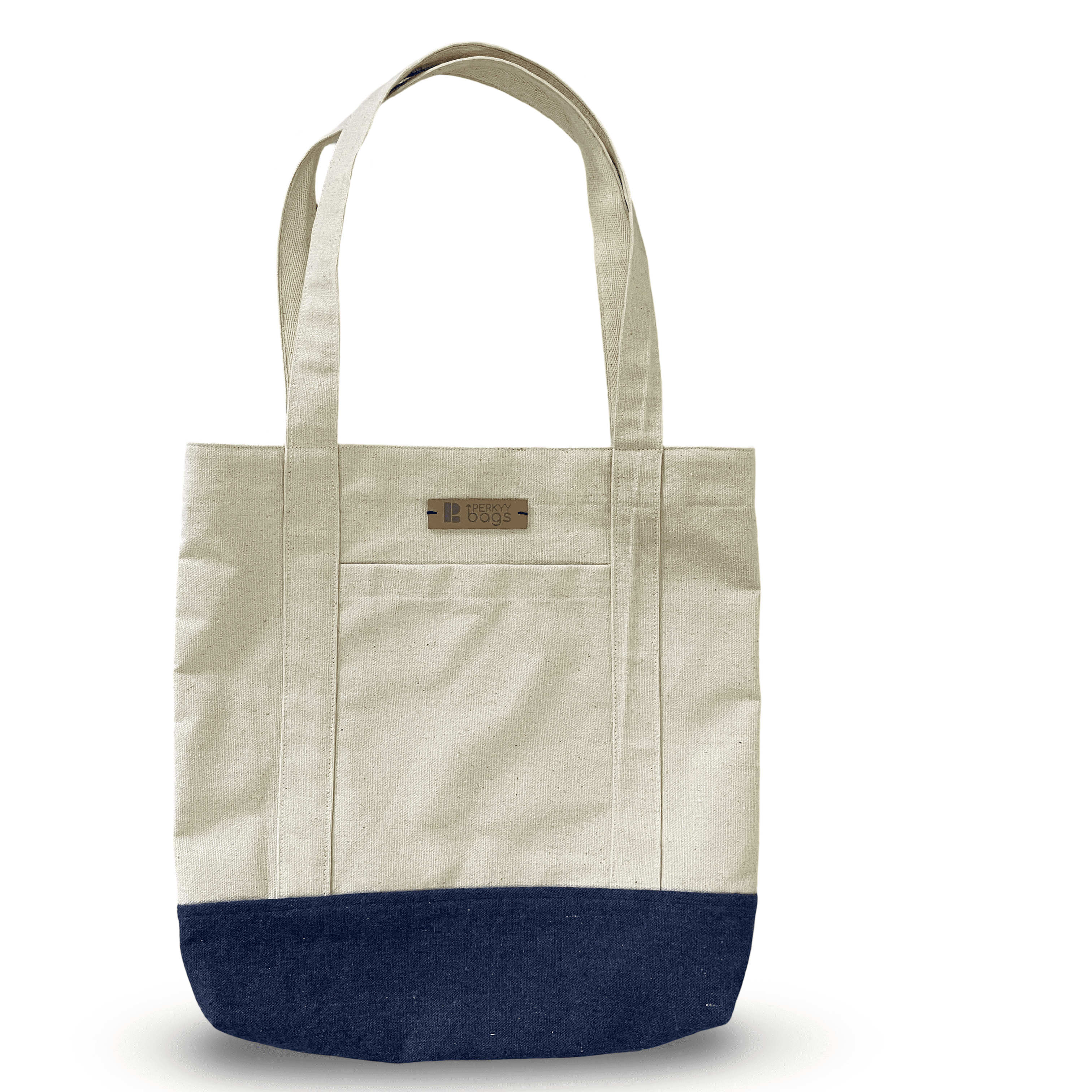 Classic Tote Bag with Colour Navy Blue
