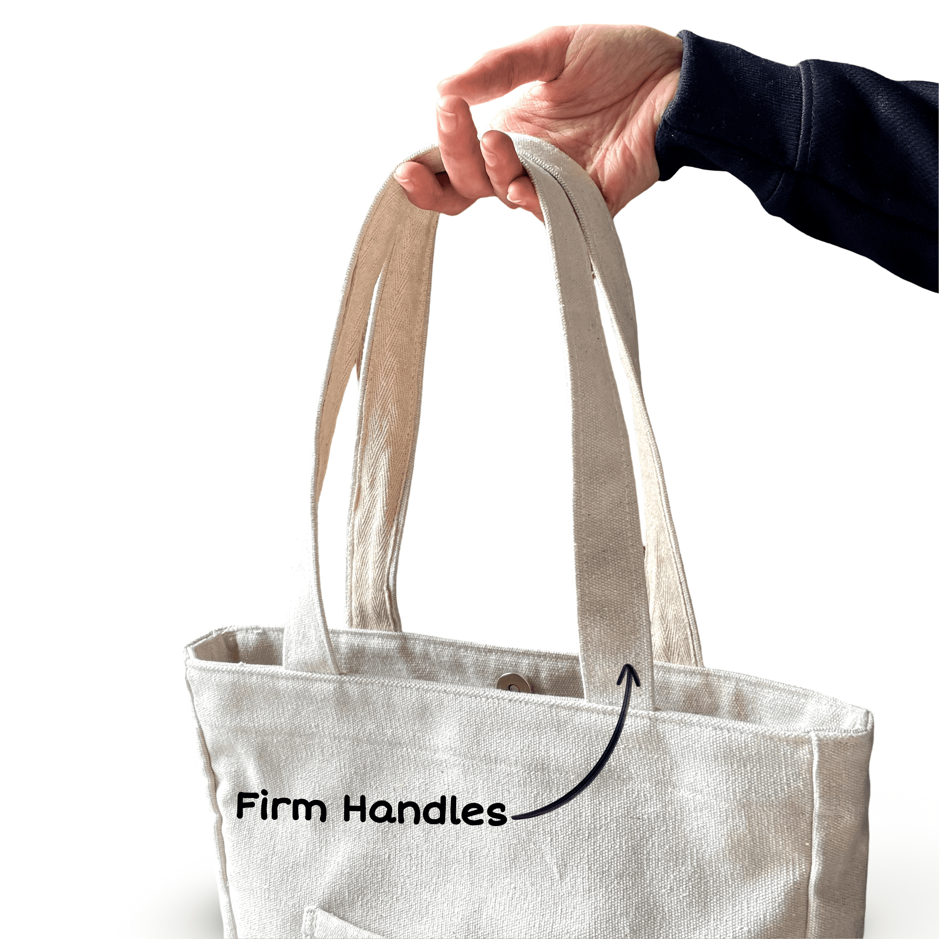 Sunflower Embroidered Tote Bag - Image 3