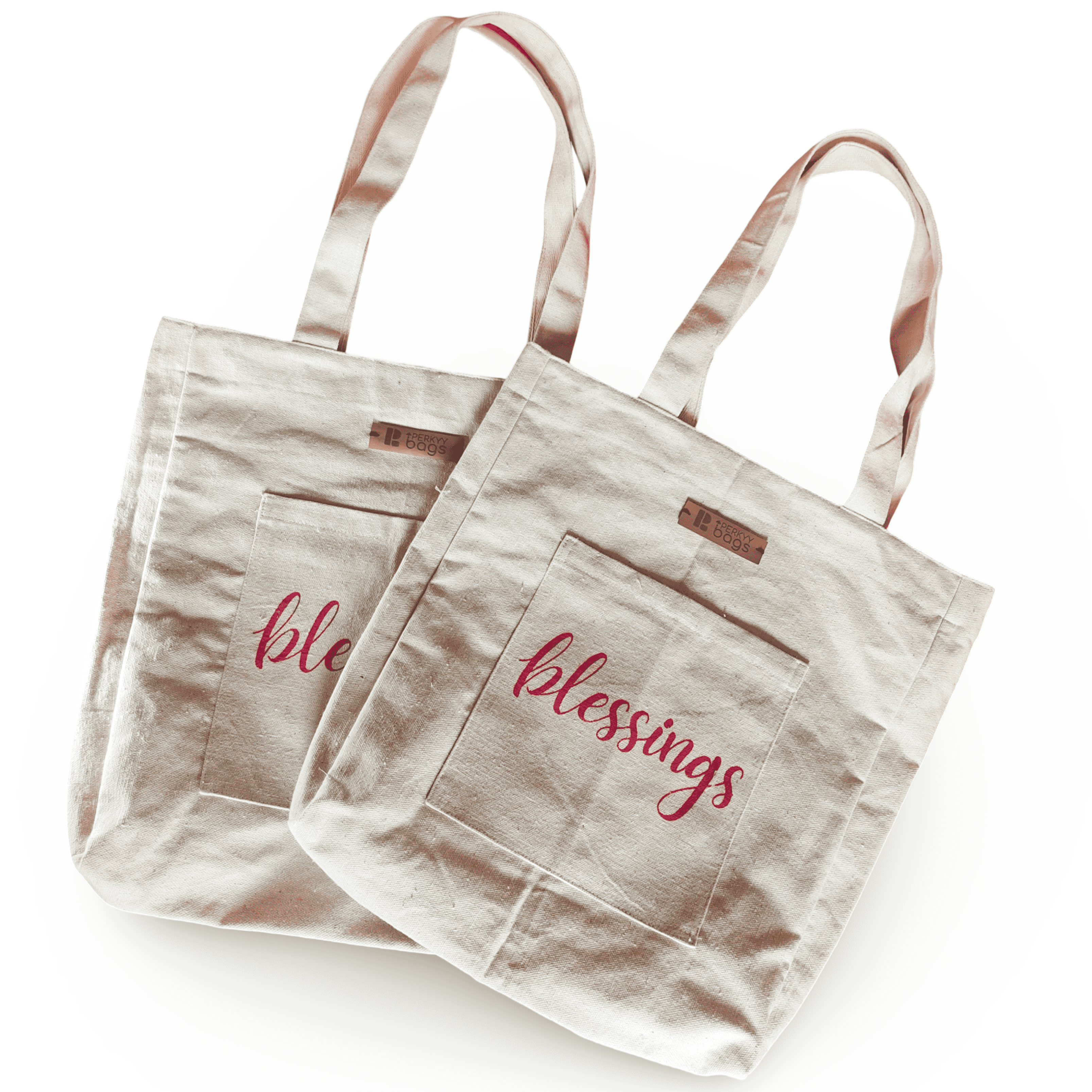 'Blessings' printed Tote Bag - Image 2